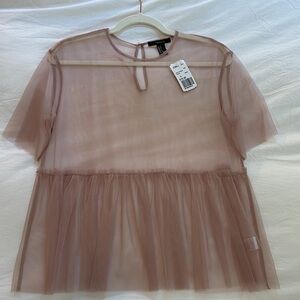 Sheer Pink Top